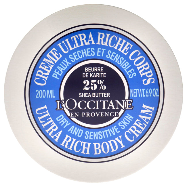 Shea Butter Ultra Rich Body Cream by LOccitane for Unisex - 6.9 oz B Click to open in modal