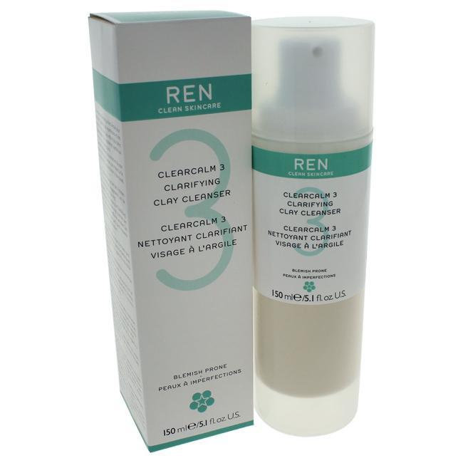 Clearcalm 3 Clarifying Clay Cleanser by REN for Unisex - 5.1 oz Cleanser Click to open in modal