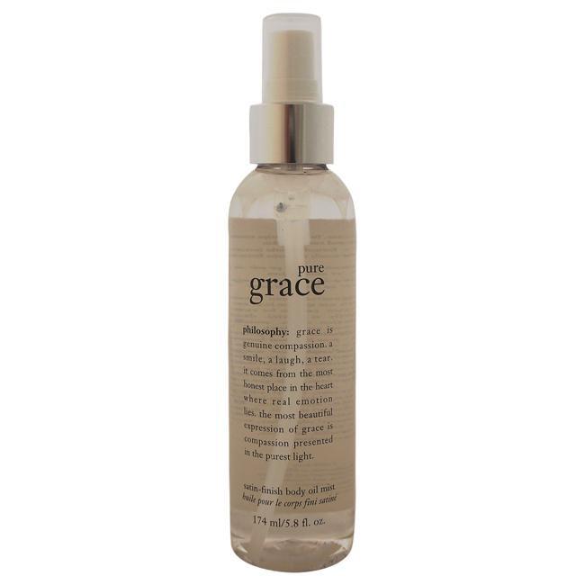 Pure Grace Satin-Finish Body Oil Mist by Philosophy for Unisex - 5.8 oz Oil Mist Click to open in modal