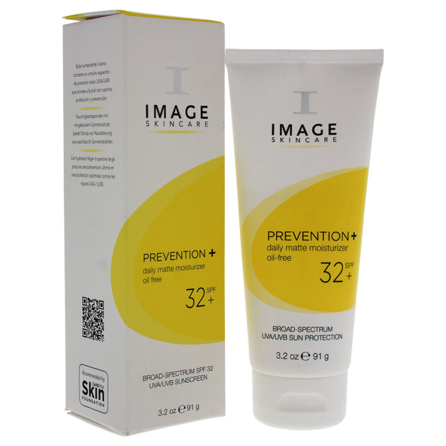 Prevention+ Daily Matte Moisturizer Oil-Free SPF 32 by Image for Unisex - 3.2 oz Sunscreen Click to open in modal