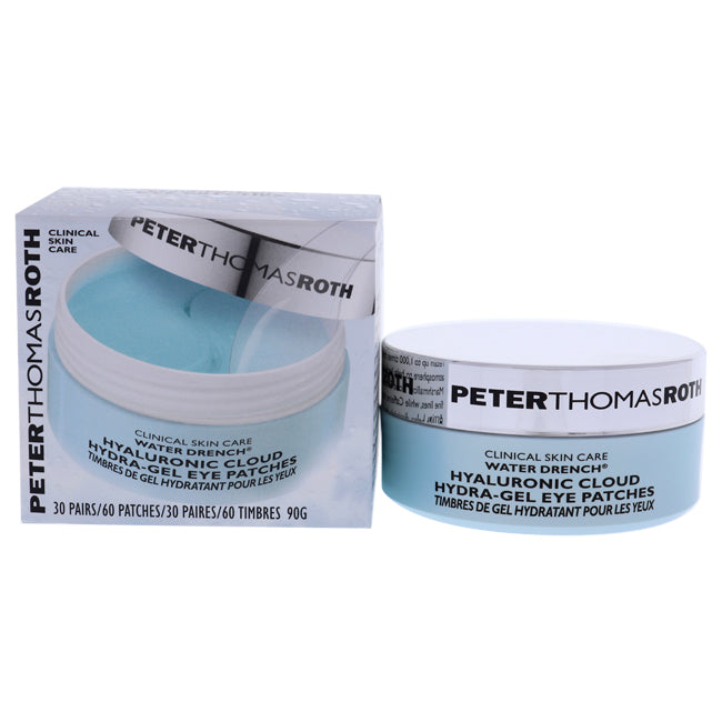 Water Drench Hyaluronic Cloud Hydra-Gel Eye Patches by Peter Thomas Roth for Unisex - 60 Pc Patches Click to open in modal