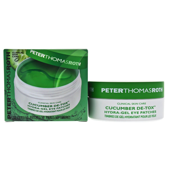Cucumber De-Tox Hydra-Gel Eye Patches by Peter Thomas Roth for Unisex - 60 Pc Patches Click to open in modal