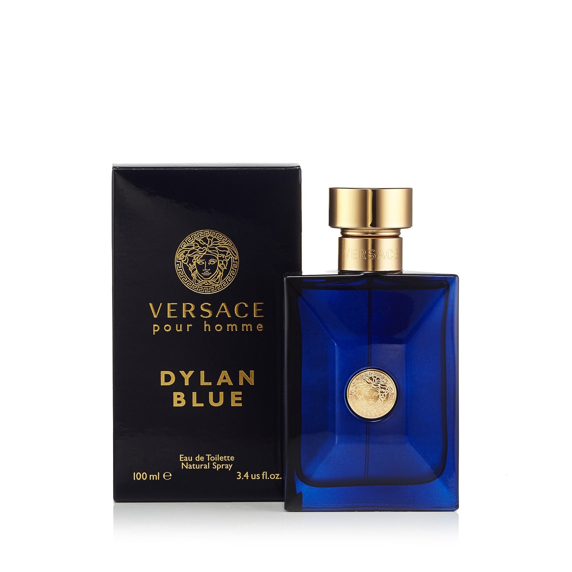 Dylan Blue Eau de Toilette Spray for Men by Versace 3.4 oz. Click to open in modal