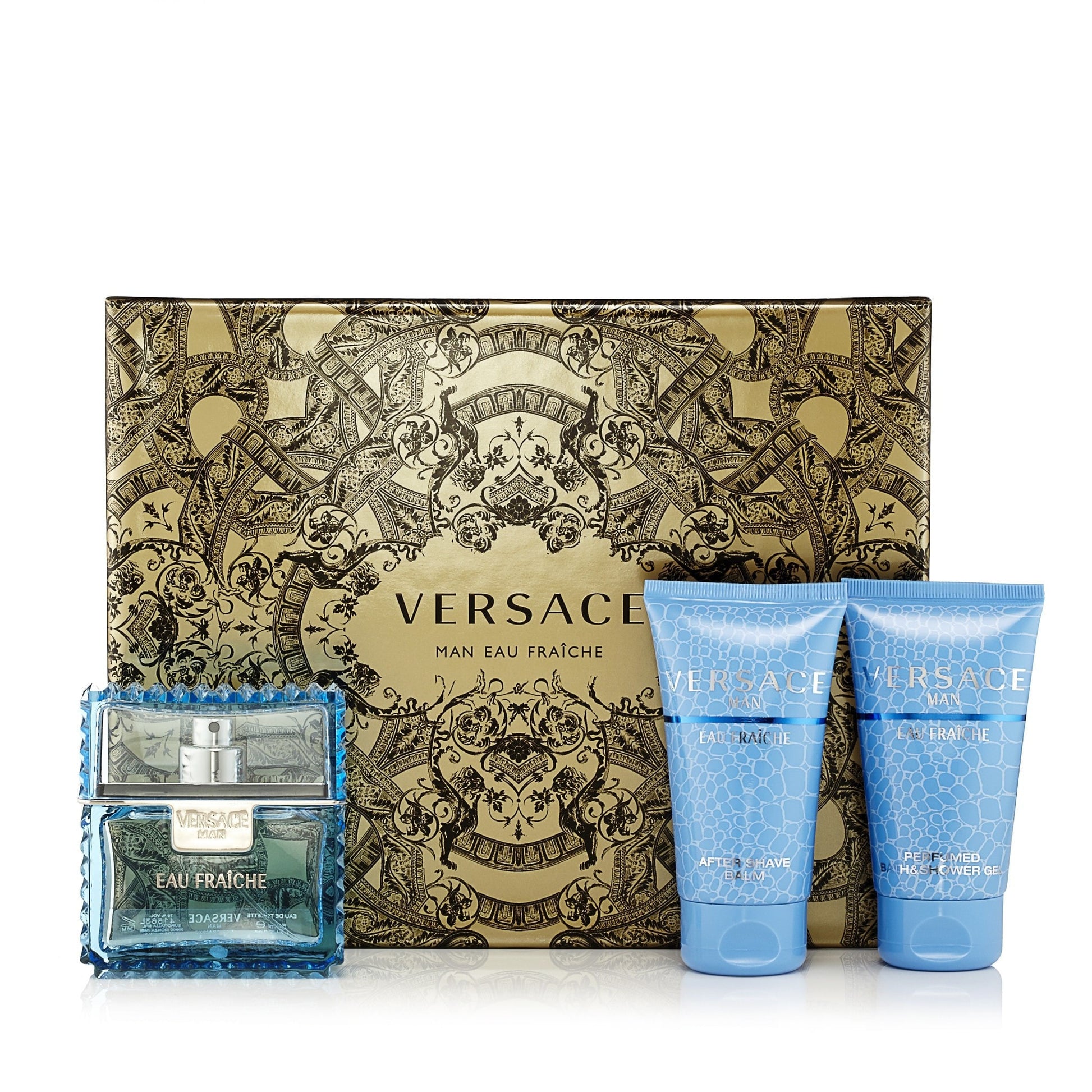 Man Eau Fraiche Gift Set for Men by Versace 1.7 oz. Click to open in modal