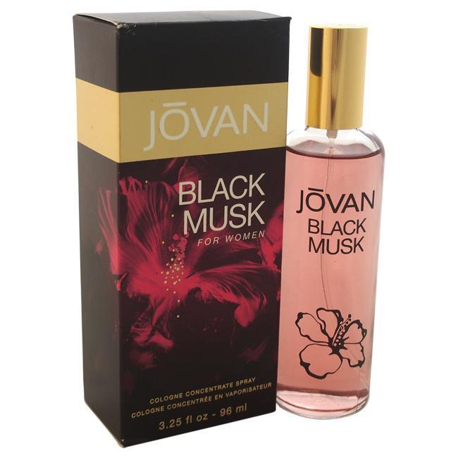 JOVAN BLACK MUSK BY JOVAN FOR WOMEN - COLOGNE CONCENTRATE SPRAY 3.25 oz. Click to open in modal