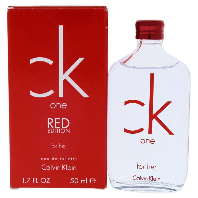 C.K. ONE RED EDITION BY CALVIN KLEIN FOR WOMEN - Eau De Toilette SPRAY 1.7 oz. Click to open in modal