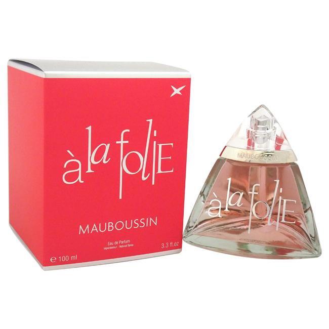 A LA FOLIE BY MAUBOUSSIN FOR WOMEN - Eau De Parfum SPRAY 3.3 oz. Click to open in modal