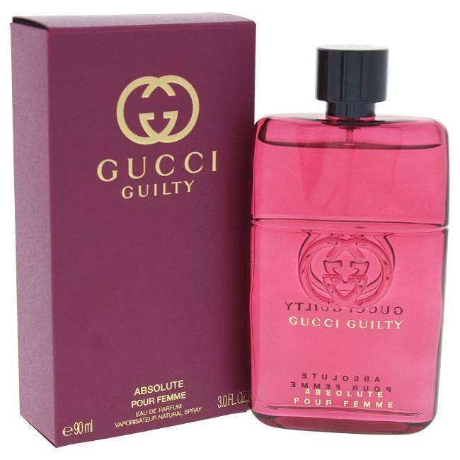 GUCCI GUILTY ABSOLUTE BY GUCCI FOR WOMEN - Eau De Parfum SPRAY 3 oz. Click to open in modal
