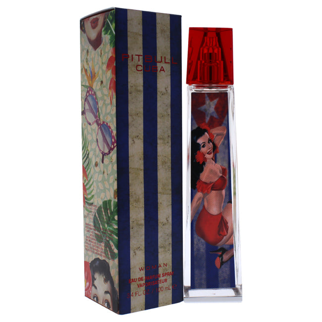 Pitbull Cuba by Pitbull for Women -  Eau De Parfum Spray Click to open in modal