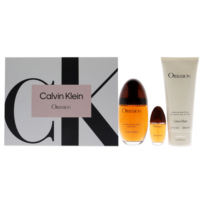 Obsession by Calvin Klein for Women - 3 Pc Gift Set  Click to open in modal