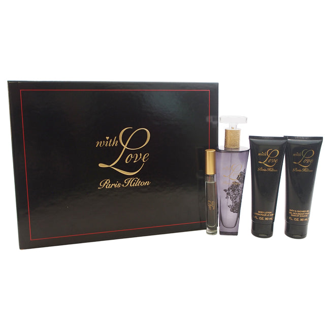 With Love by Paris Hilton for Women - 4 Pc Gift Set  Click to open in modal