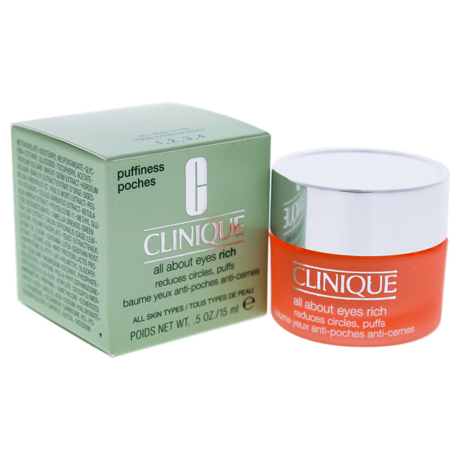 All About Eyes Rich by Clinique for Women - 0.5 oz Eye Cream Click to open in modal